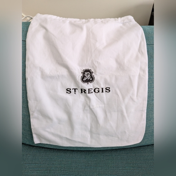 St. Régis Hotel Cotton Drawstring Bag. 12x16